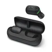 A2 TWS True Wireless bluetooth Earphone Mini Portable Smart Touch Auto Pairing IPX5 Waterproof Headphone with Mic BLACK COLOR