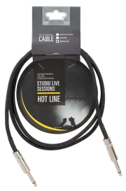 Hot Line 5 FT Speaker Cable with 16-Gauge 6.3mm Metal Jack Plugs