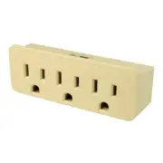 Skywalker Polarized 3-Prong Outlet AC Adapter (UL Approved, Ivory)