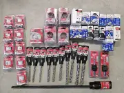 Milwaukee Lenox Morse Hilti Hole Saws Hammer Drill Bits Arbors ETC