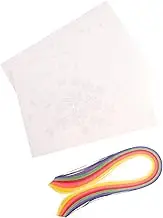 IWOWHERO 1 Set Paper Quilling Kit of Colorful Strips for DIY Crafting for Cardmaking and Decorative Paper Art Projects Includes High Rigidity Smooth for Elegant Designs