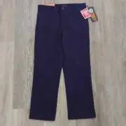 NWT Smith's American Girls School Uniform Navy Flat Front Pants Size 6