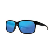 Liive Men’s Tazer Polarised Sunglasses Black with Blue Lens