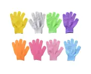 8Pcs Exfoliating Gloves, Skin Exfoliator For Body, Shower Gloves, Scrub Gloves Exfoliating