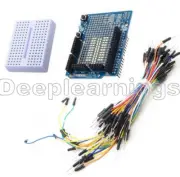 Prototype Shield ProtoShield for Arduino+Mini Breadboard+65pcs Jumper Cable Wire