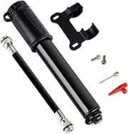 BESPORTBLE 1 Set Portable Tire Pump Bike Tires Inflator Air Pump for Bicycles Bike Supply Black Rubber