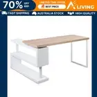 Computer Desk Bookshelf 140CM Home Office Furniture Study Workstation Mode R-140