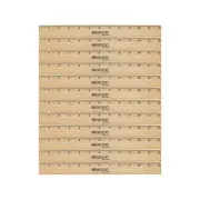 Westcott 12" Scale Wood Ruler Beige 12/Pack (17720)