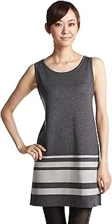 ensuite(エンスウィート) Ensweet Cotton Acrylic Border Knit Tunic