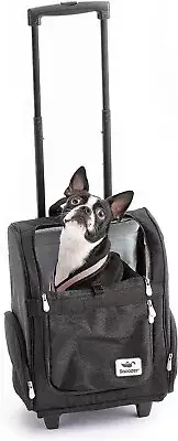 Snoozer Roll Around 4-in-1 Pet Carrier, Black, Medium