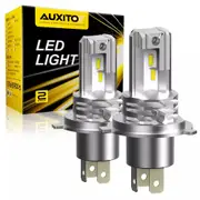 Pair H4 Headlight Globe Light LED 6500K High Low Beam Bulbs Kit White