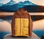 Burton Covert Insulated Snowboard Ski Jacket BISON/WOOD THRUSH Men’s Small New