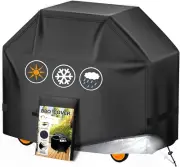 BBQ Grill Cover 58" with Straps for Weber Charbroil Monument Brinkmann Dyna-glo