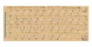 Armenian Keyboard Stickers w/ Reverse Print Blue Letter