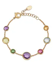 Marco Bicego 18K Yellow Gold Jaipur Multi Gemstone Bracelet