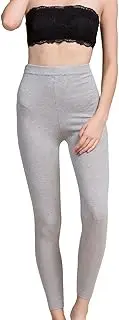 [MOROUTLINE] Womens Merino Wool & Silk Base Layer Bottom Ultra Soft Heathy Thermal Long Underwear Legging Pant Long John