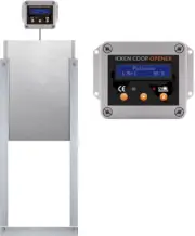 Petscene Automatic Chicken Coop Door Opener Controller Kit Timer Light Sensor