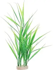 MINAOLULUS Artificial Aquarium Plants Realistic Aquatic Grass Decorations for Fish Tanks Home Office Habitat for Betta Fish Turtles Versatile Decor for Aquatic Environments