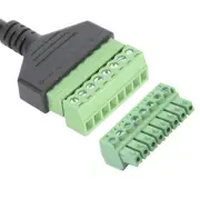 Ethernet Cable Extender RJ45 Connectors Male to Female PVC Molded Networking
