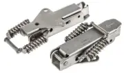 Savigny SPRING LOADED LOCKABLE TOGGLE LATCHS 185x50x18mm 2Pcs 75kgf S/Steel