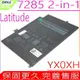 DELL YX0XH 電池適用戴爾 LATITUDE 7285 T02J 2-IN-1 YXOXH,OWYCVV,0WYCVV,C668F,0C668F,0YX0XH