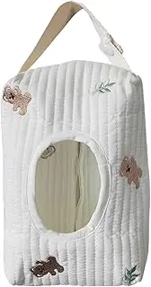 Baby Wipes Holder - Toddler Tissue Storage Bag | Portable Kids Tissuepaper Container | Cute Pouch, Lightweight Reusable Organizer for Stroller, Shopping, Walking, Bathroom, Home