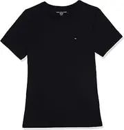 [Tommy Hilfiger] Women's W S/S Crew New Fave CORE T-Shirts