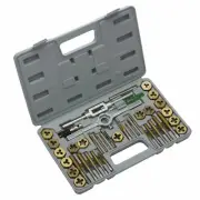 40 PIECE Metric Tap and Die Set Premium Titanium Coated 431-30040 #A1-A0006