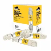 Beaver Silver Lashing Rope 3-Strand Polyethylene 12 Hanks (10 to 12mm)
