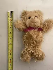 1980s Russ Berrie Bentley Jr Bear Plush Stuffed Animal Brown Teddy Bear