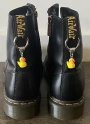 Rubber Ducky Boot Charm, Yellow Duck Boot/Bag Charms, Doc Marten Boot Jewellery.