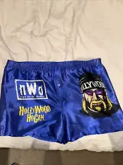 Vintage 90s WCW NWO Wrestling Boxers Shorts - Hollywood Hogan