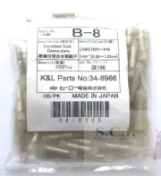 HONDA CB350 CB450 CB500 CB750 AWG #22 - #16 WIRE INSULATED BUTT CONNECTORS x 100
