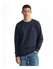 [Gant] Shield Crew Neck Sweatshirt in Evening Blue