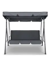 [Gardeon] Outdoor Swing Chair Hammock in Grey