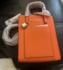 Marc Jacobs Mini Grind Dragon Fire Pebbled Leather Crossbody Tote Bag