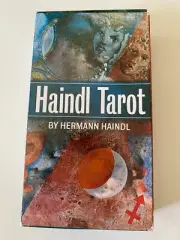 HAINDL 78 Card Tarot Deck w/Booklet 1990 US Games, Cards measure 5" x 2.75"