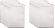 AIMALL 10Pcs Nylon Mesh Zip Net Bag Aquarium Fish Tank Pond Filter Supplies Media Tool for Bio-Balls, Activated Carbon, and Ceramic Media