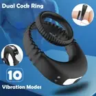 Penis Ring Vibrator Cock Ring 10 Speed Couple Clitoris Stimulator Men Sex Toy AU