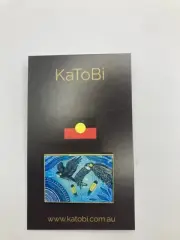 Aboriginal Art Yellow Tailed Black Cockatoo PIN Aboriginal Enamel Pin NAIDOC