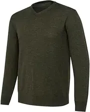 [Beretta] MERINO V-NECK SWEATER Green Moss XXXX-Large - Hunting outdoor gear for Men