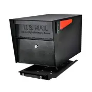 Mail Boss 7500 Mail Manager Pro Curbside Security, Black Locking Mailbox with...