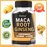 Maca + Ginseng Capsules -Increase energy and endurance, fight stress and fatigue
