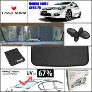 1 PC BACK REAR WINDSCREEN SUN SHADE ASSEMBLY SET FIT FOR HONDA CIVIC FD