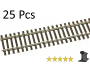 Peco HO Scale ~ New 2024 ~ Code 75 Flexible Flex Track Wood ~ 25 Pcs ~SL-100F-25