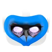 Silicone Face Cover Pad Cushion For Oculus Quest 2 VR Headset Accessories Blue