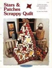 Stars & Patches Scrappy Quilt Creative Scrap Quilt Pattern Instruction Leaflet