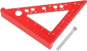 Precise Measuring Tool Lightweight Square Ruler for Woodworking Easy to Read Scale Essential Woodcraft Tool for Accurate Measurements for DIY Projects and Professional Use