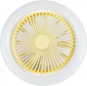 E27 Lamp Head Ceiling -Purpose Fan Lamp 3-Gear Adjustment Small Ceiling Fan Light for Kids Room Bedroom