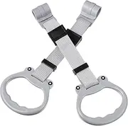 Abaodam 2 Pcs Playpen Pull Up Handles Adjustable Safety Rings for Standing Walking Exercises Ergonomic Grip for Developmental Activities Compatible with Various Playpen Models